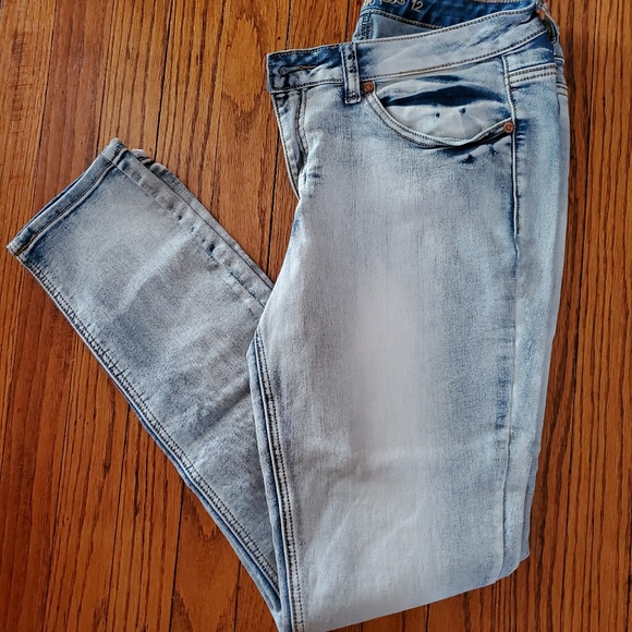 Revolt Jeans Denim - Light blue straight leg jeans